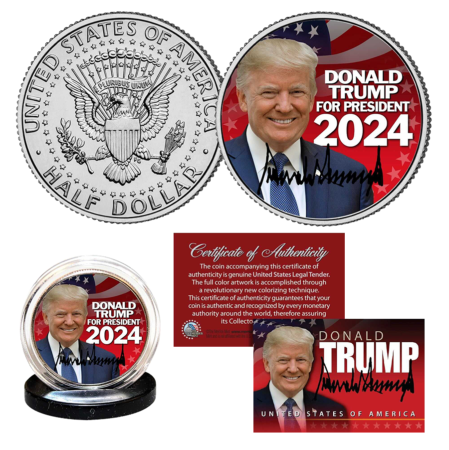 Donald Trump For President 2024 Coin