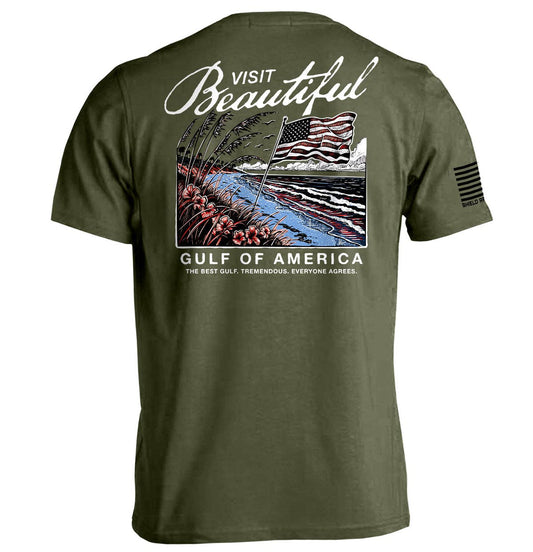 Visit Beautiful Gulf of America - Military Green