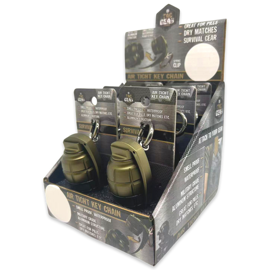 Grenade Storage Key Chain - 6 Piece Display