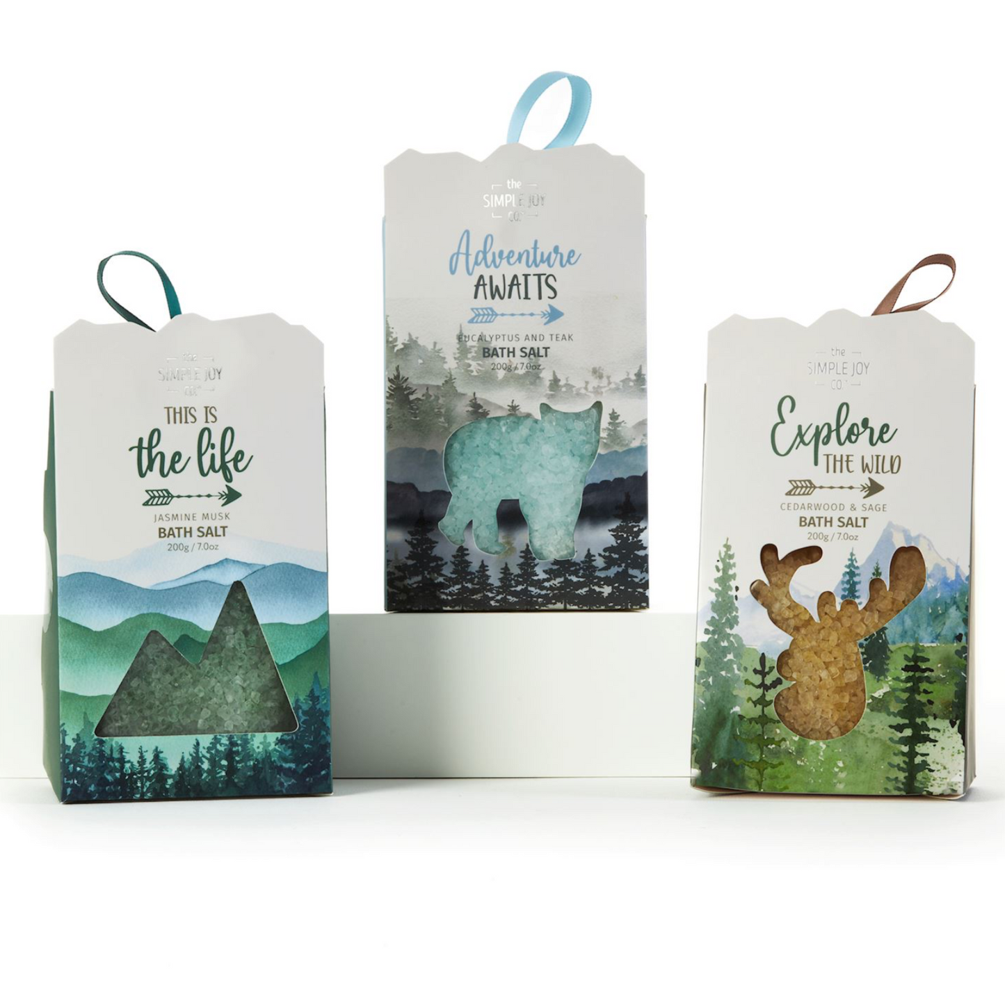 THE SIMPLE JOY CO.™ EXPLORE THE WILD CEDARWOOD & SAGE BATH SALT