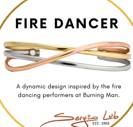 FIRE DANCER by SERGIO LUB - Copper Bracelet - Style #338