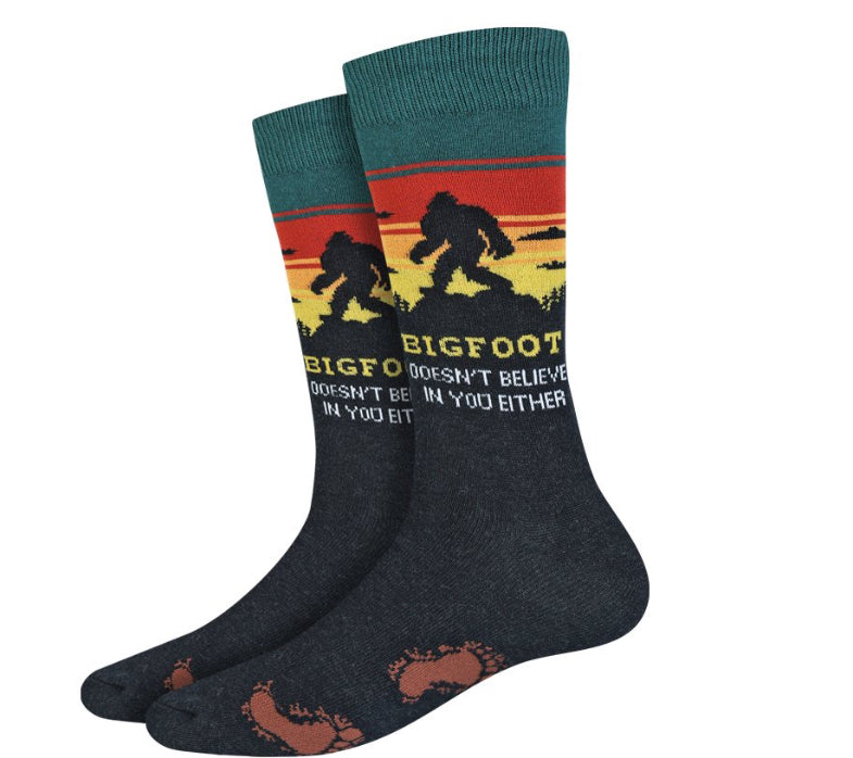 BIGFOOT DOESN'T BELIEVE IN YOU EITHER SOCKS