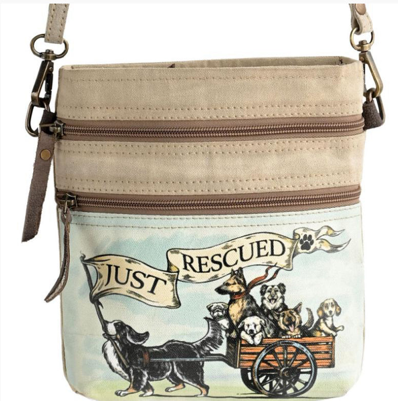 JUST RESCUED CROSSBODY HANDBAG