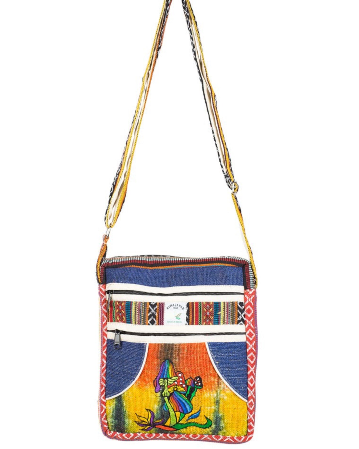 SMALL CROSS BODY WITH MUSHROOM RAINBOW HANDBAG