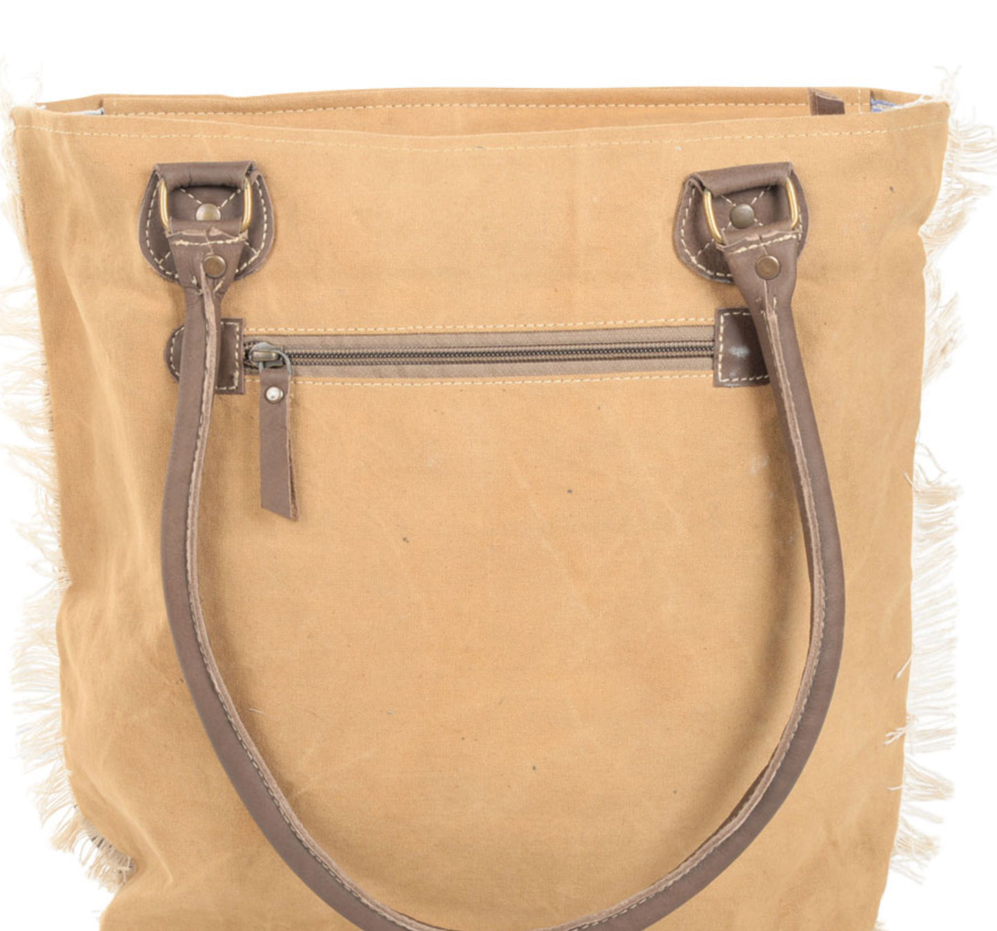 RESCUE ME TWO TONE CANVAS TOTE