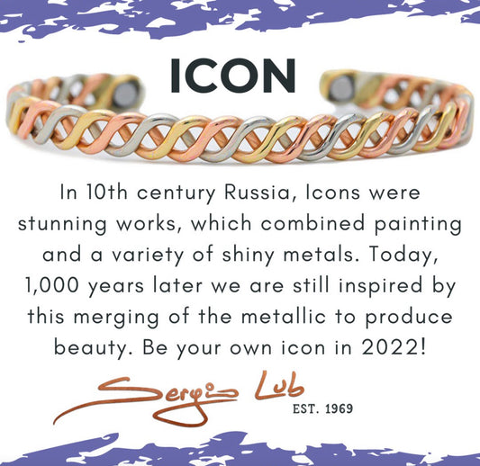 ICON by SERGIO LUB® - Copper Bracelet - Style #15M