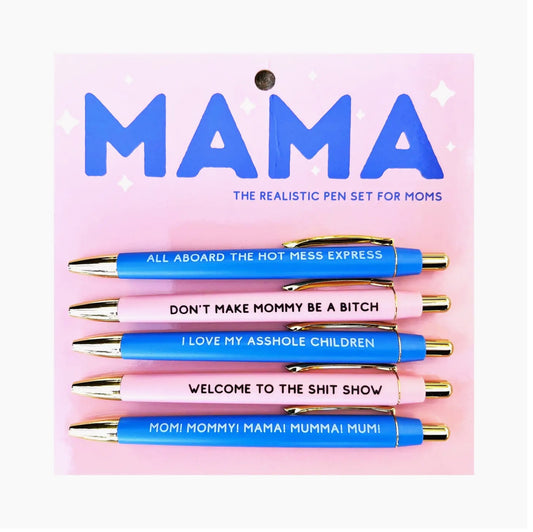 MAMA PEN SET - MOTHER'S DAY GIFT - HUMOR