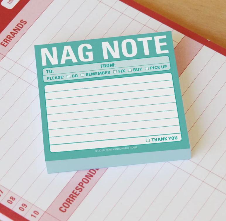 NAG NOTE STICKY NOTES