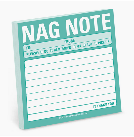 NAG NOTE STICKY NOTES