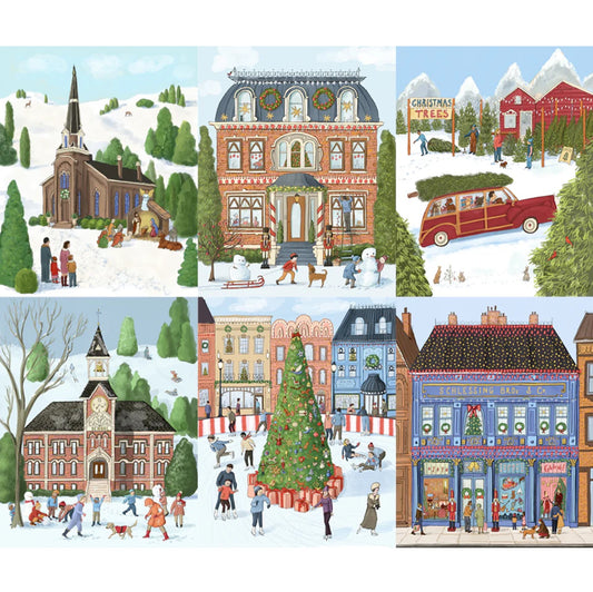 CHRISTMAS MINI JIGSAW PUZZLES - EACH 100-PIECE PUZZLE