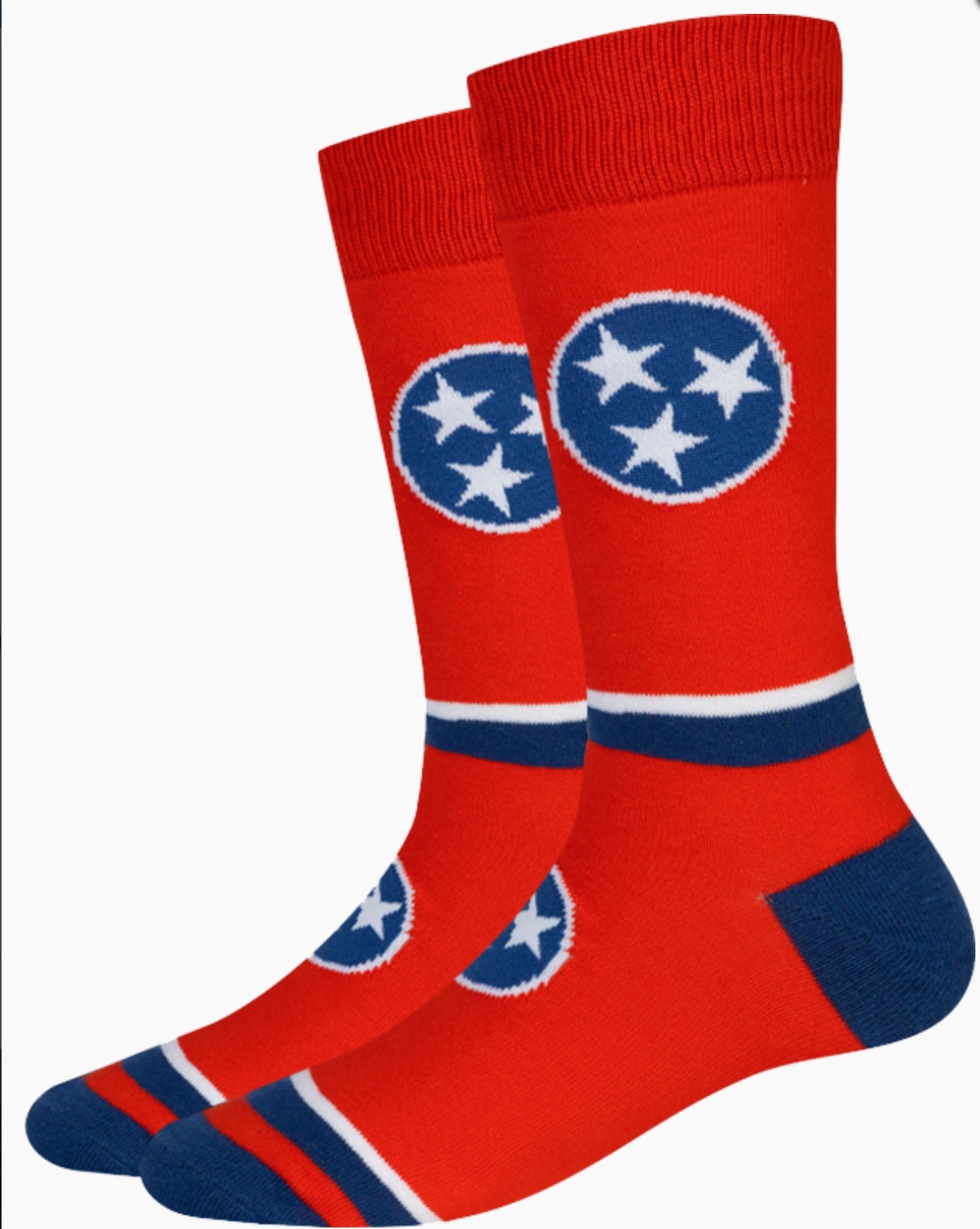 TN STATE FLAG SOCKS