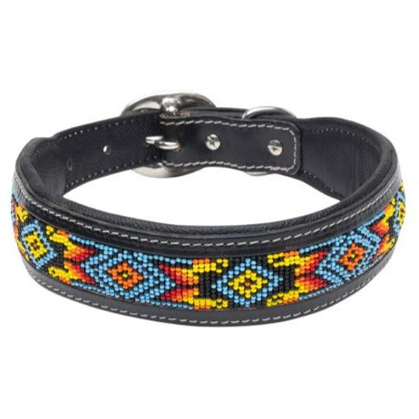 DODGER TRAIL HAND-BEADED DOG COLLAR by MYRA BAG®