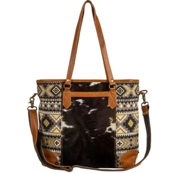 BISON RIDGE HAIR-ON TOTE BAG by MYRA BAG®