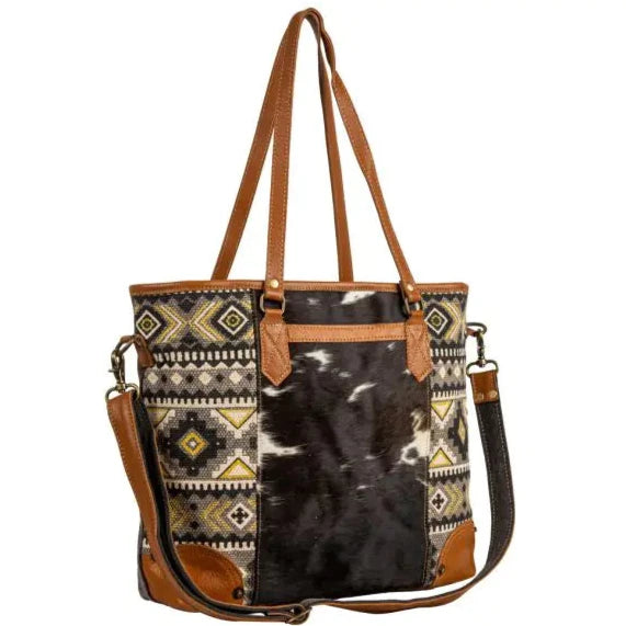 BISON RIDGE HAIR-ON TOTE BAG by MYRA BAG®