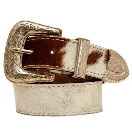 WHOOP HAIR-ON LEATHER BELT by MYRA BAG®