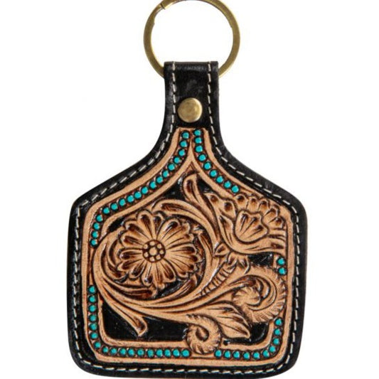 COUNTRY ROAD HAND-TOOLED KEY FOB by MYRA BAG®