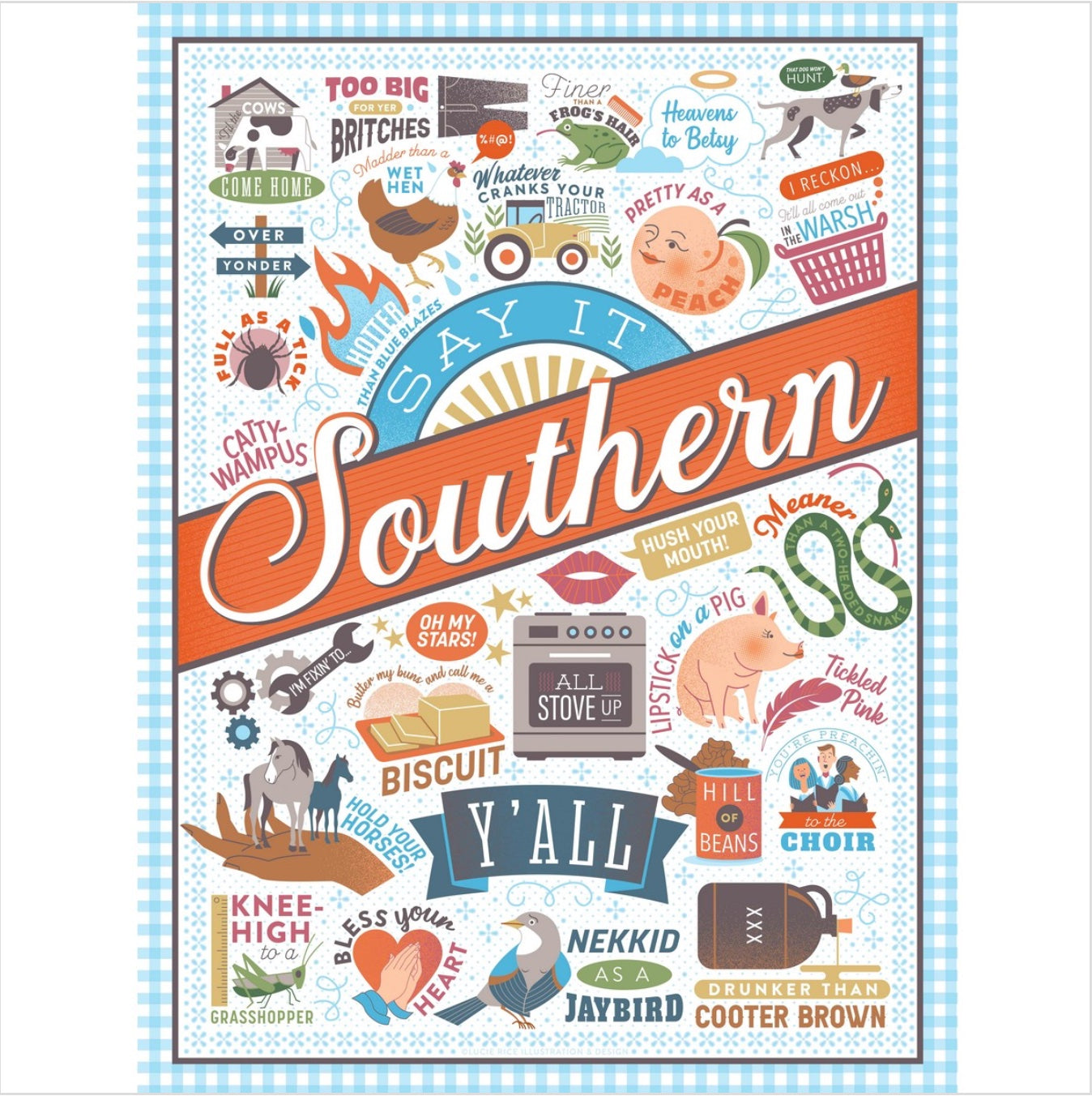 SAY IT SOUTHERN 500-PIECE JIGSAW PUZZLE