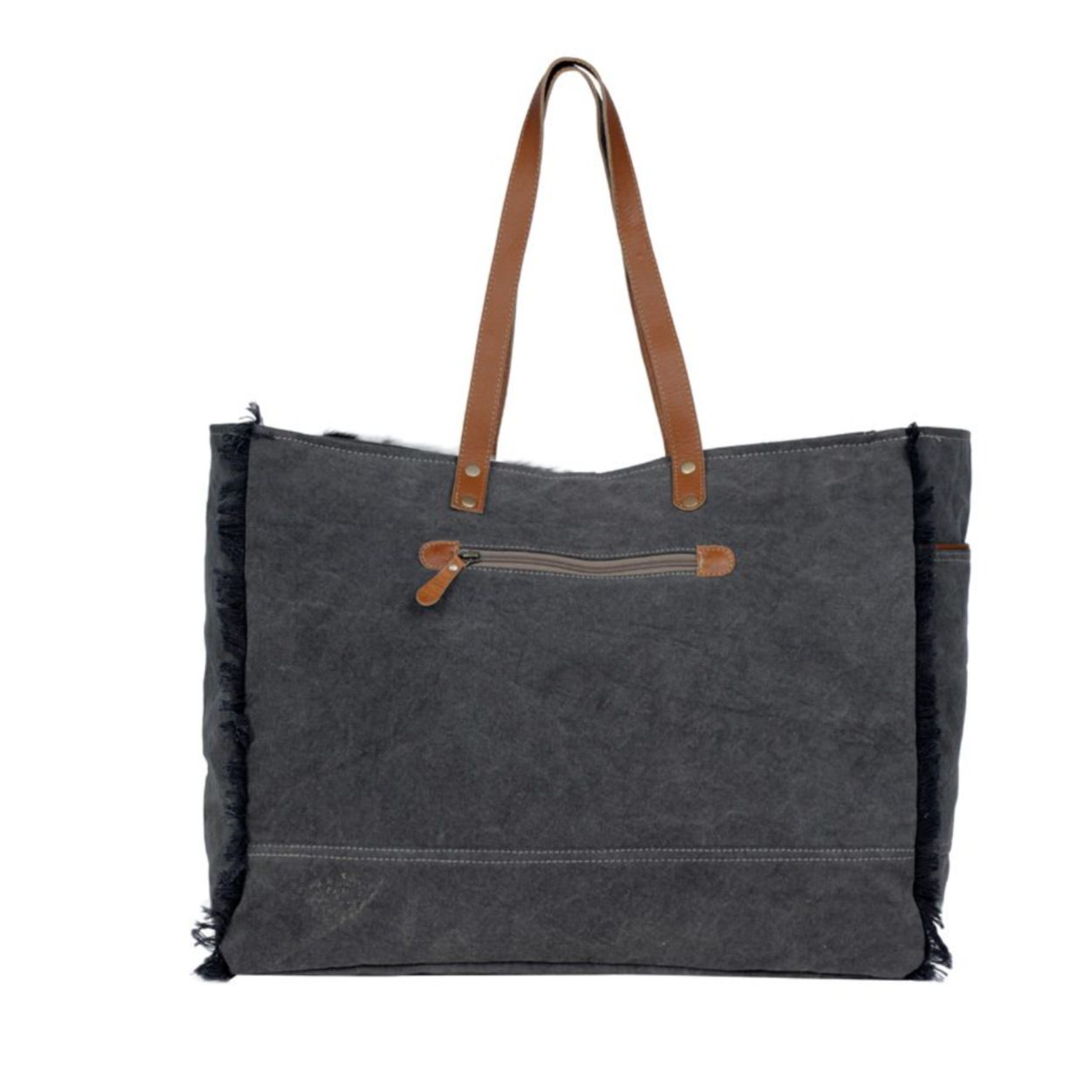 MATTY AFFAIR CANVAS & COWHIDE WEEKENDER by MYRA BAG®