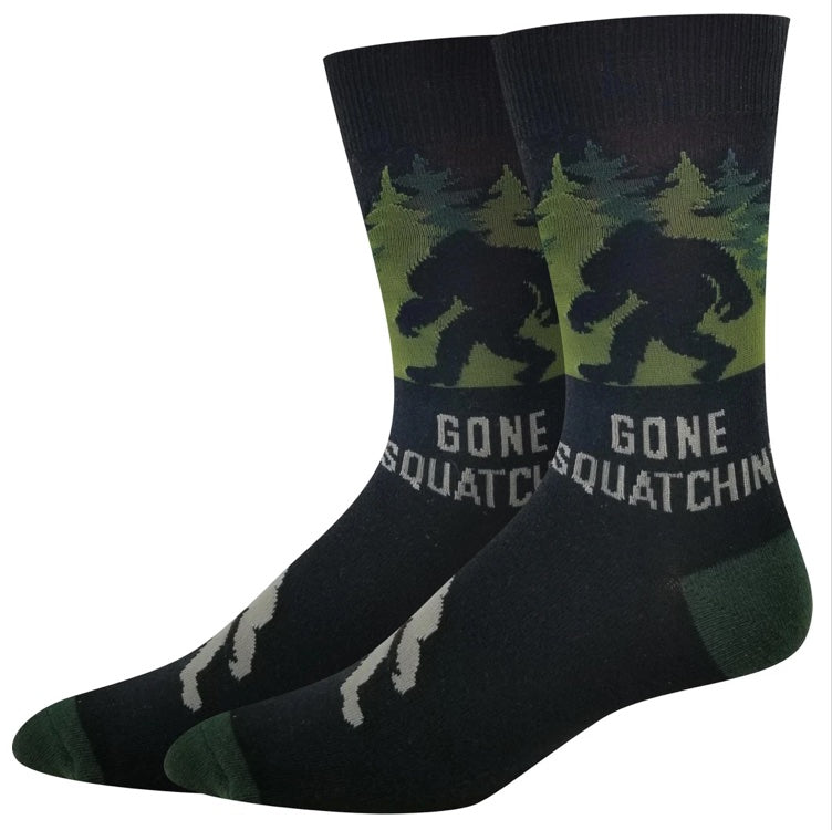 BIGFOOT GONE SQUATCHIN SOCKS